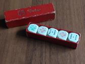 Poker dice / Pokerio kauliukų rinkinis ,karo metų - nuotraukos Nr. 10