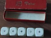 Poker dice / Pokerio kauliukų rinkinis ,karo metų - nuotraukos Nr. 11