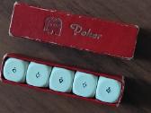 Poker dice / Pokerio kauliukų rinkinis ,karo metų - nuotraukos Nr. 12