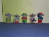 33. Kinder siurprizo kolekcines figureles meskenai
