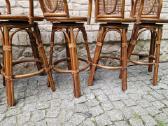 Vintažinės mid century ratango baro kėdės - nuotraukos Nr. 26