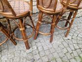 Vintažinės mid century ratango baro kėdės - nuotraukos Nr. 28