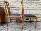 Vintažinės mid century tikmedžio masyvo kėdės - nuotraukos Nr. 5