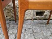 Vintažinės mid century tikmedžio masyvo kėdės - nuotraukos Nr. 6