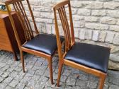 Vintažinės mid century tikmedžio masyvo kėdės - nuotraukos Nr. 7