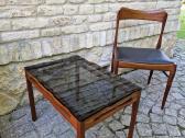 Vintažinis mid century tikmedžio kavos staliukas - nuotraukos Nr. 11