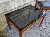 Vintažinis mid century tikmedžio kavos staliukas - nuotraukos Nr. 18