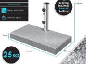 Granitinis Skėčio Padas - Stovas "Kesser" - nuotraukos Nr. 2