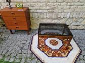 Vintažinis mid century tikmedžio kavos staliukas - nuotraukos Nr. 26
