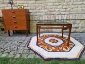 Vintažinis mid century tikmedžio kavos staliukas - nuotraukos Nr. 28