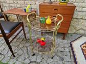 Vintažinis mid century serviravimo staliukas/baras