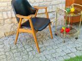 Vintažinis mid century bukmedžio masyvo krėslas - nuotraukos Nr. 7