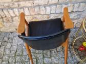 Vintažinis mid century bukmedžio masyvo krėslas - nuotraukos Nr. 8