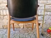 Vintažinis mid century bukmedžio masyvo krėslas - nuotraukos Nr. 9