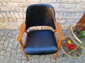 Vintažinis mid century bukmedžio masyvo krėslas - nuotraukos Nr. 12