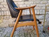Vintažinis mid century bukmedžio masyvo krėslas - nuotraukos Nr. 15