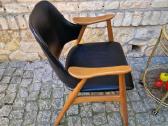 Vintažinis mid century bukmedžio masyvo krėslas - nuotraukos Nr. 17