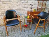Vintažinis mid century bukmedžio masyvo krėslas - nuotraukos Nr. 22
