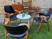Vintažinis mid century bukmedžio masyvo krėslas - nuotraukos Nr. 24