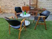 Vintažinis mid century bukmedžio masyvo krėslas - nuotraukos Nr. 25