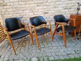 Vintažinis mid century bukmedžio masyvo krėslas - nuotraukos Nr. 27