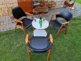 Vintažinis mid century bukmedžio masyvo krėslas - nuotraukos Nr. 32