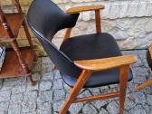 Vintažinis mid century ąžuolo masyvo fotelis - nuotraukos Nr. 4