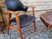 Vintažinis mid century ąžuolo masyvo fotelis - nuotraukos Nr. 7