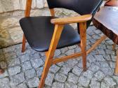 Vintažinis mid century ąžuolo masyvo fotelis - nuotraukos Nr. 13