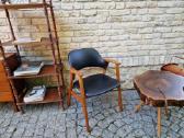 Vintažinis mid century ąžuolo masyvo fotelis - nuotraukos Nr. 15