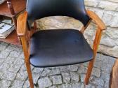 Vintažinis mid century ąžuolo masyvo fotelis - nuotraukos Nr. 21