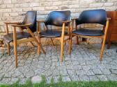 Vintažinis mid century ąžuolo masyvo fotelis - nuotraukos Nr. 28