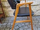 Vintažinis mid century bukmedžio masyvo krėslas - nuotraukos Nr. 6