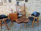 Vintažinis mid century bukmedžio masyvo krėslas - nuotraukos Nr. 12