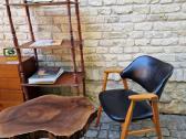 Vintažinis mid century bukmedžio masyvo krėslas - nuotraukos Nr. 14