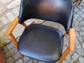 Vintažinis mid century bukmedžio masyvo krėslas - nuotraukos Nr. 16