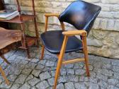 Vintažinis mid century bukmedžio masyvo krėslas - nuotraukos Nr. 17