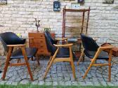 Vintažinis mid century bukmedžio masyvo krėslas - nuotraukos Nr. 20
