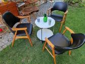 Vintažinis mid century bukmedžio masyvo krėslas - nuotraukos Nr. 32