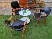 Vintažinis mid century bukmedžio masyvo krėslas - nuotraukos Nr. 34