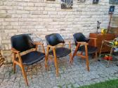 Vintažinis mid century bukmedžio masyvo krėslas - nuotraukos Nr. 37