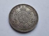 1867 5 frankai Napoleonas Prancuzija - nuotraukos Nr. 2
