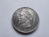 1868 5 frankai Napoleonas Prancuzija