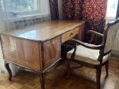 Antikvarinis inkrustuotas rašomas stalas ofiso - nuotraukos Nr. 5