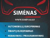 Automobilių europinimas ir žibintų perdarymas