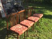 Mid-century Senovinės kėdės 4 vnt. - nuotraukos Nr. 20