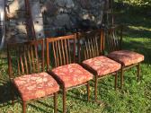 Mid-century Senovinės kėdės 4 vnt. - nuotraukos Nr. 21
