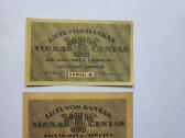 1 centas 1922m bankinio stovio + kopija