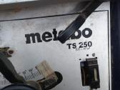 Metabo Ts250 liniuote su stalu
