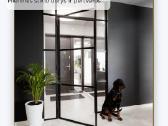 Metalo stiklo durys Loft